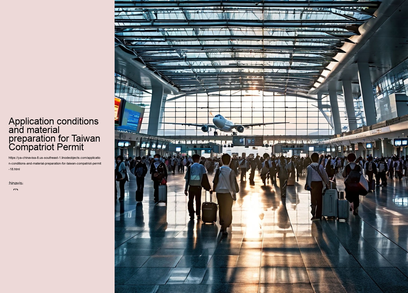 Application conditions and material preparation for Taiwan Compatriot Permit